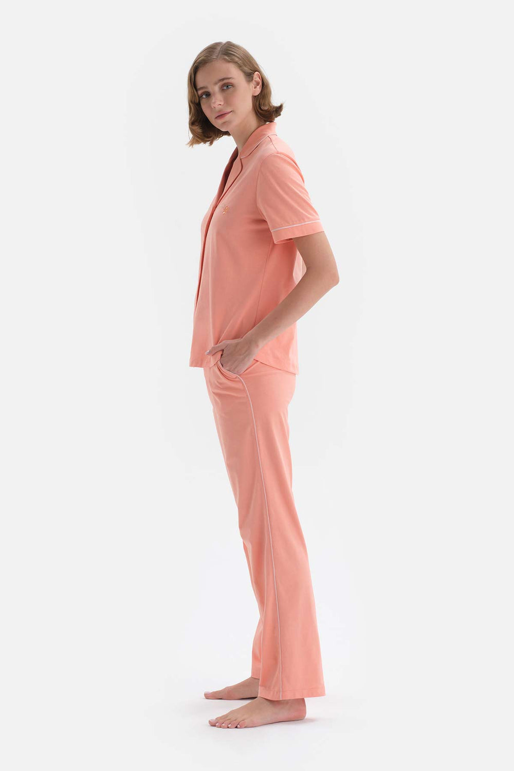 SALMON PYJAMA SET