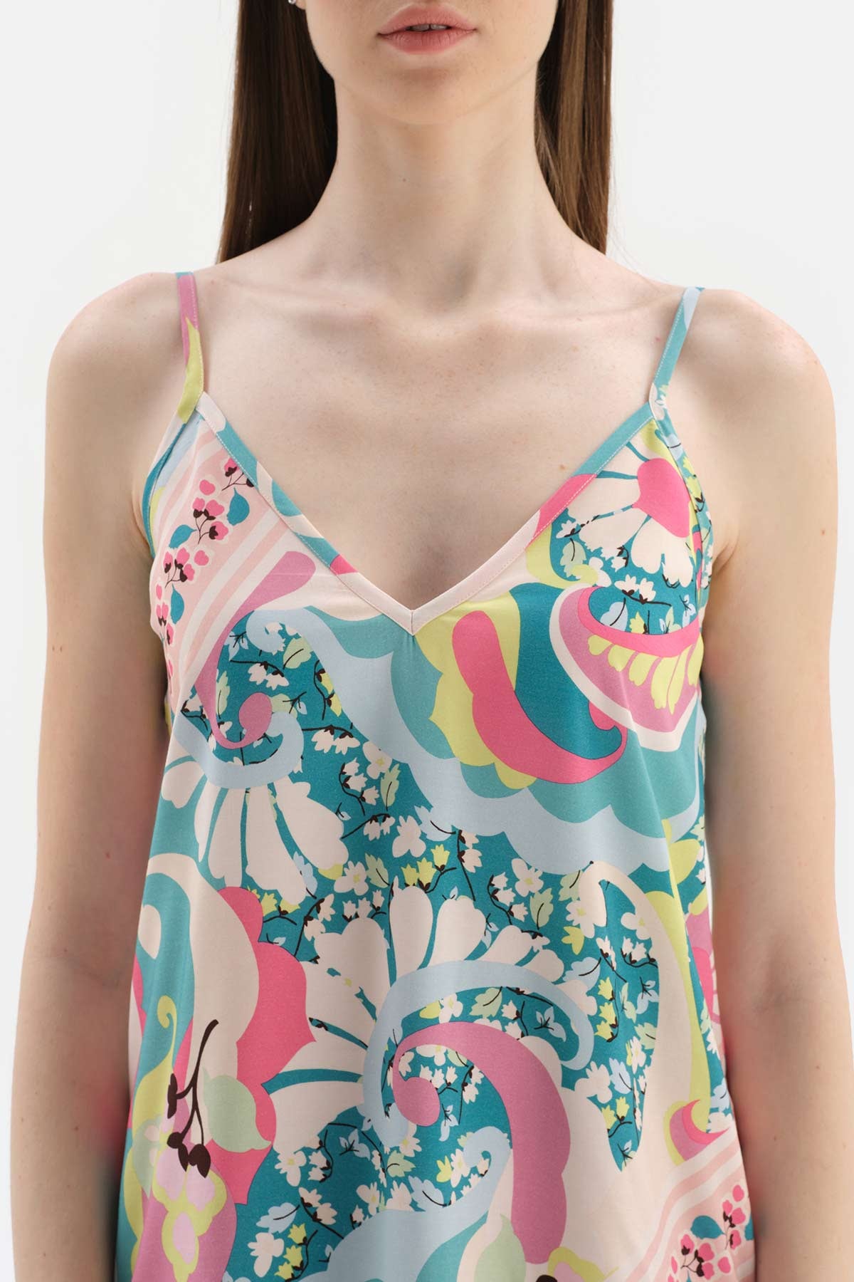 MULTICOLOUR WOVEN NIGHTWEIGHT WITH HANGER