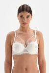 WHITE BRA