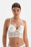 WHITE BRA