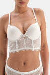 WHITE BRA