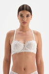 WHITE BRA