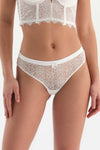 WHITE THONG