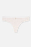 WHITE THONG