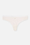 WHITE THONG