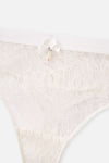 WHITE THONG