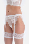WHITE GARTER
