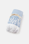 White-Blue TOWEL