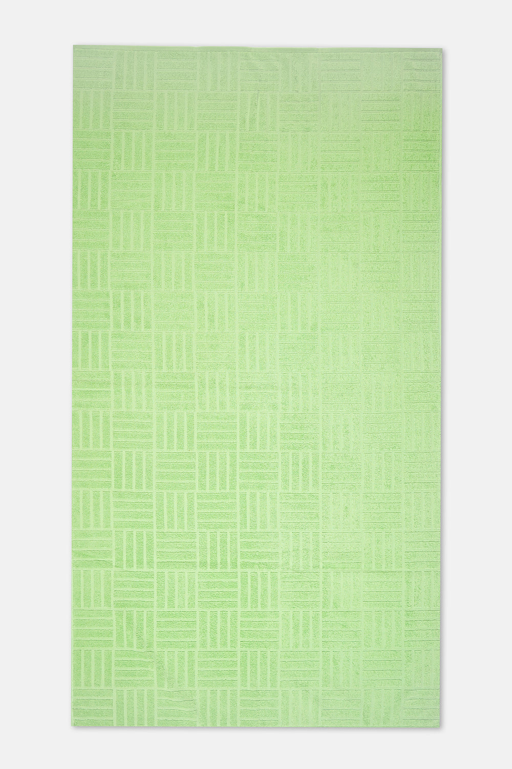 LIGHT GREEEN Stripe Pattern Beach Towel 85x150
