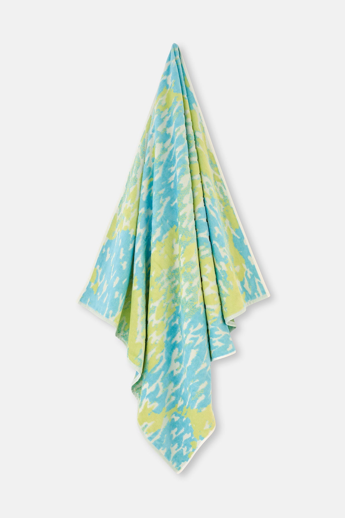 BLUE - WHITE Stripe Pattern Beach Towel 85x150