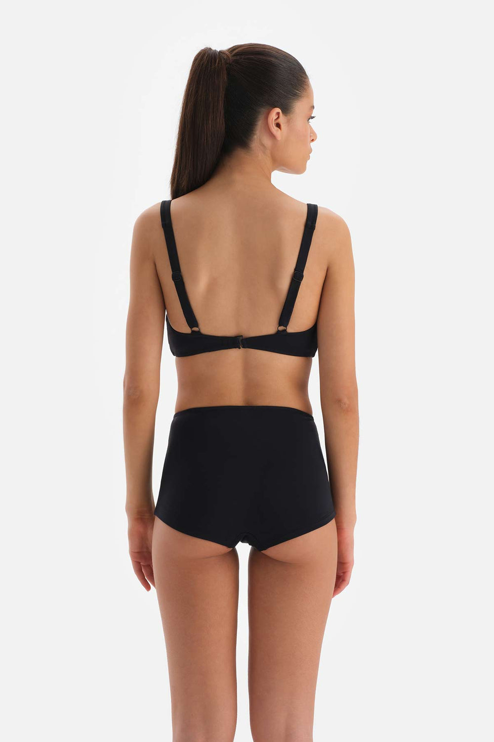 Siyah Boyshort Bikini Altı