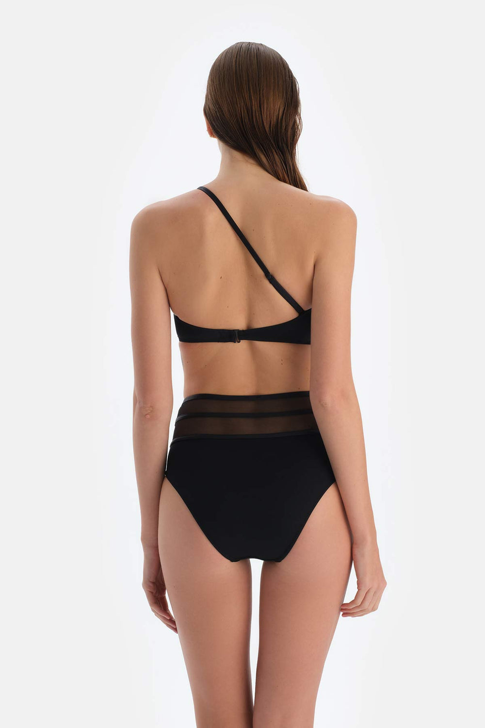 Siyah Yüksek Bel Bikini Altı