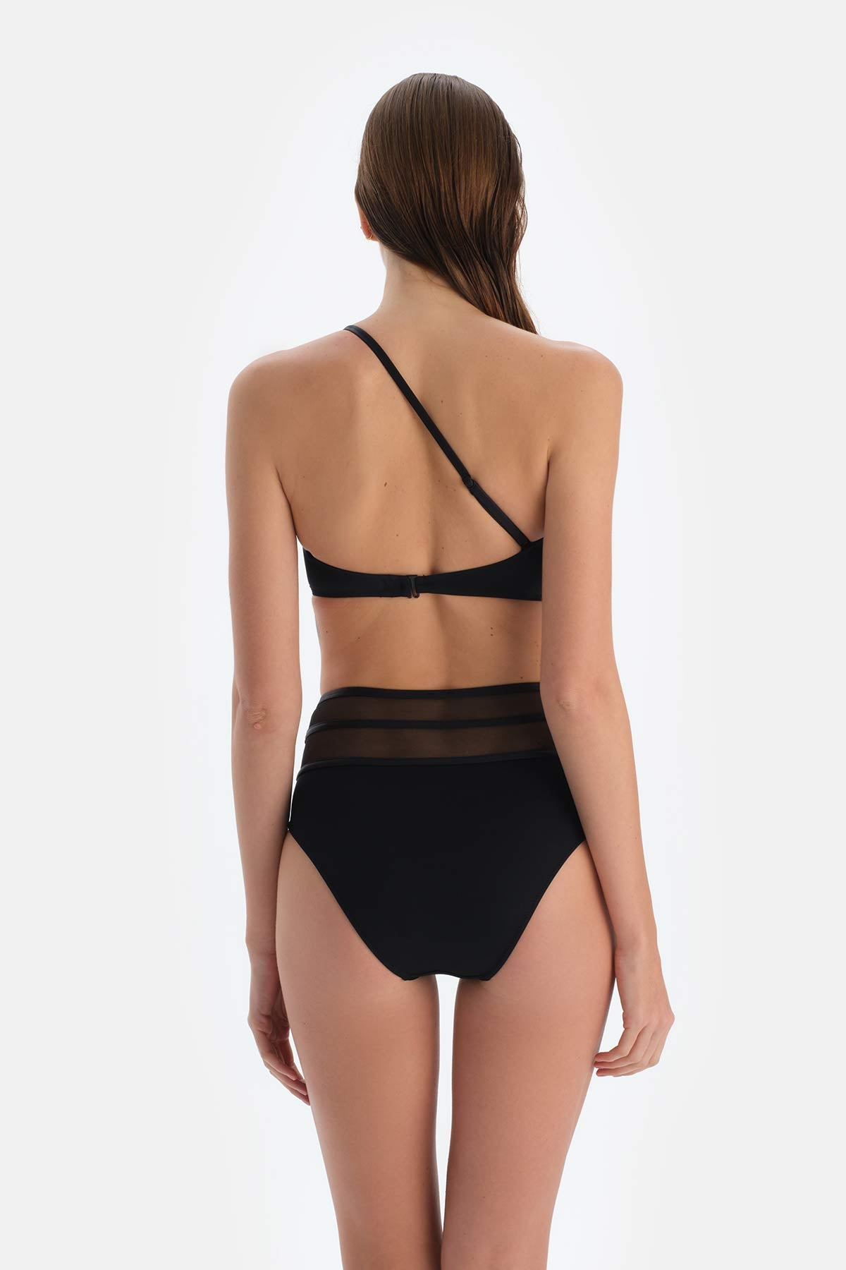 Siyah Yüksek Bel Bikini Altı