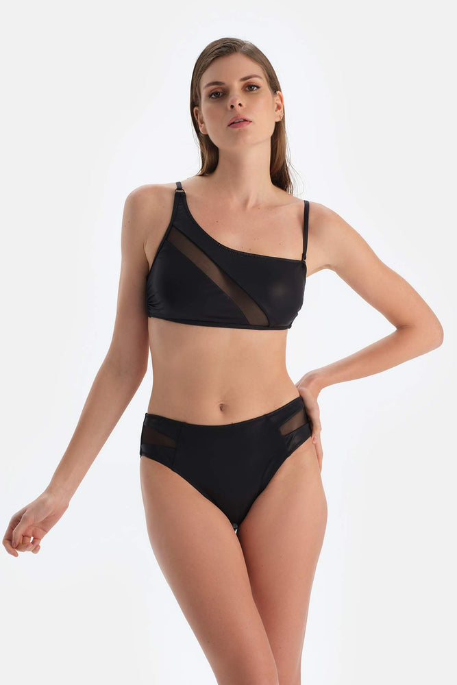 Siyah Normal Bel Brazilian Bikini Altı