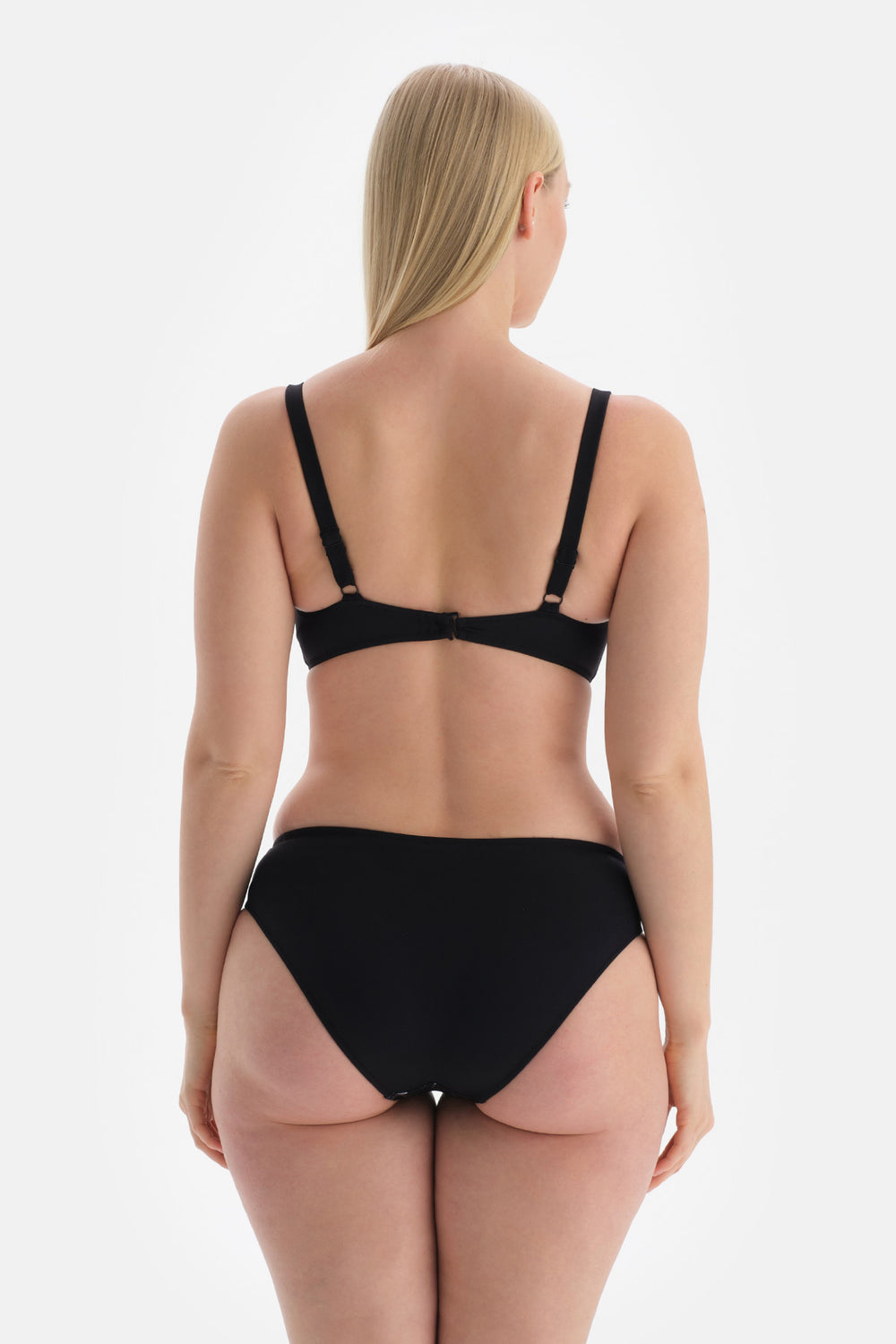 BLACK - GREEN BIKINI BOTTOM