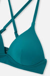 Petrol Bralet Balensiz Bikini Üstü