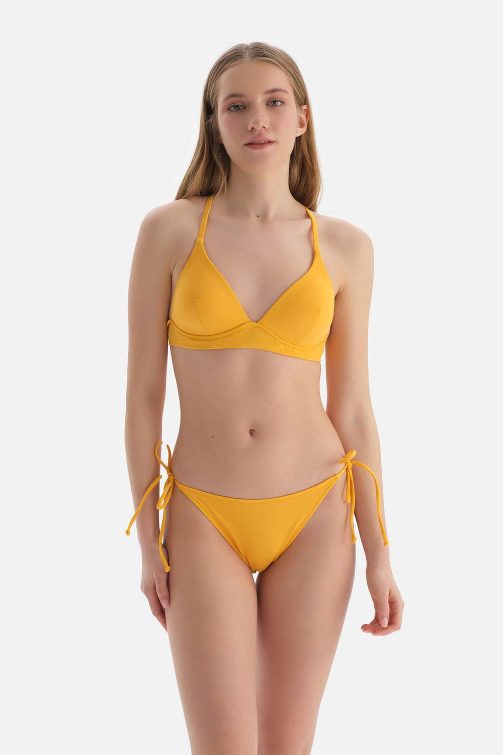 YELLOW BIKINI TOP