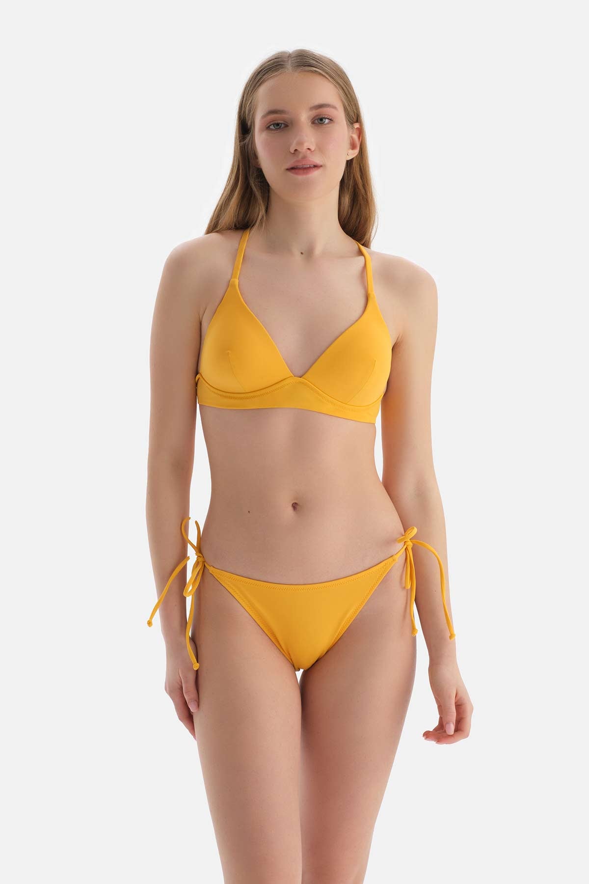 YELLOW BIKINI TOP