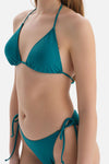 TEAL BIKINI TOP