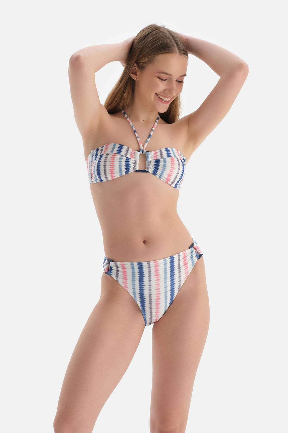 PINK - BLUE BIKINI TOP