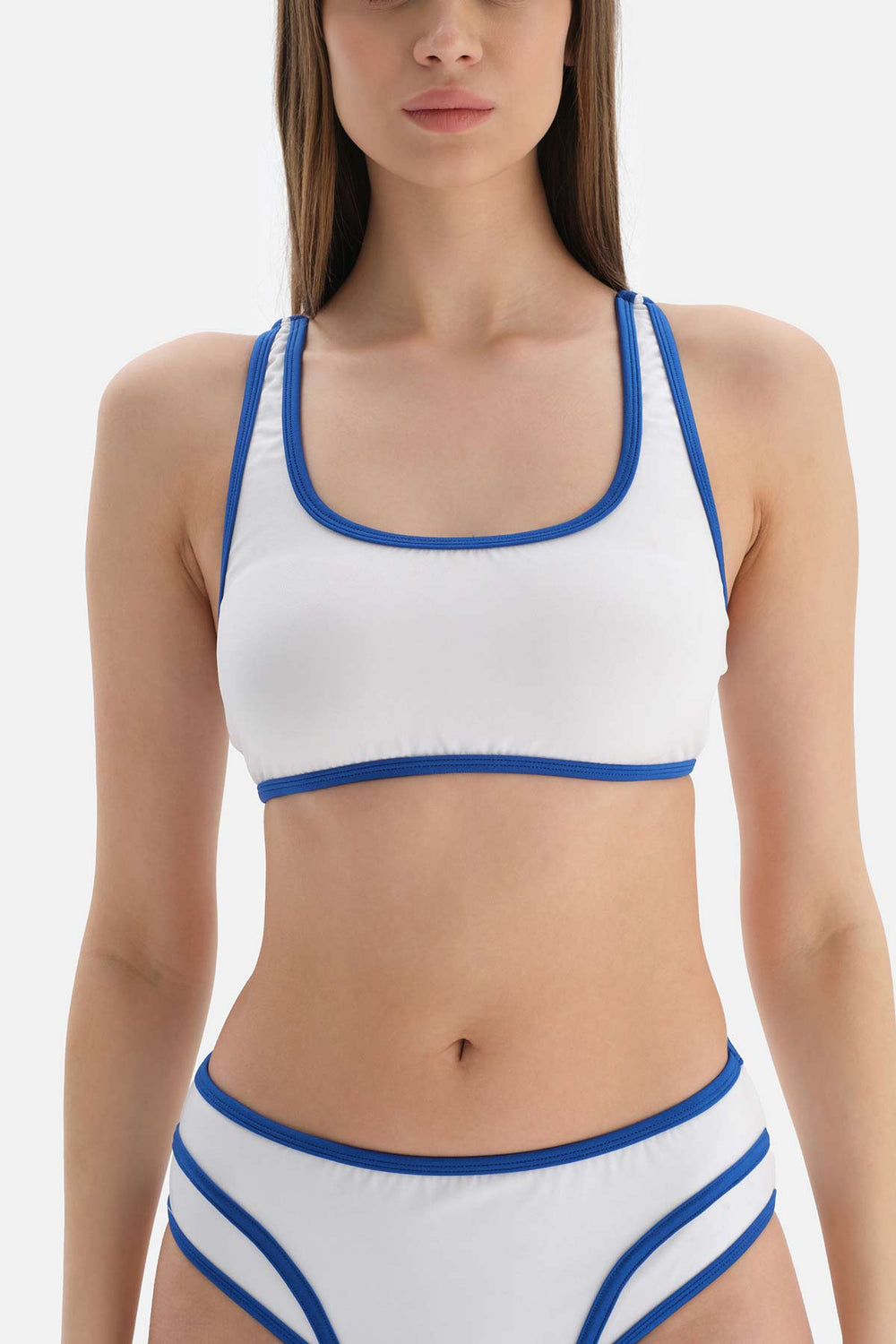 Sax - Beyaz Bralet Bikini Üstü