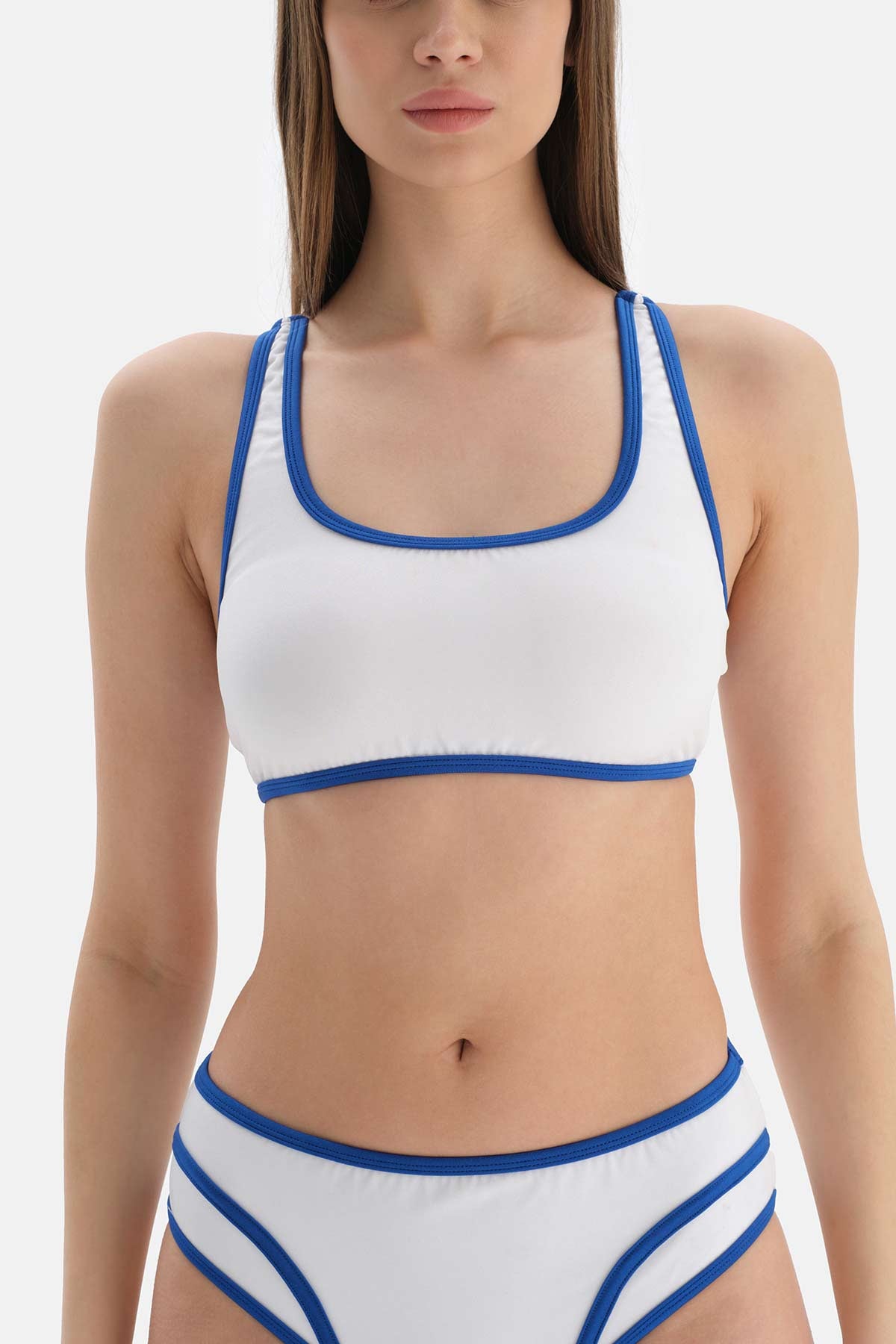 Sax - Beyaz Bralet Bikini Üstü