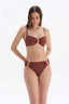 BROWN BIKINI TOP