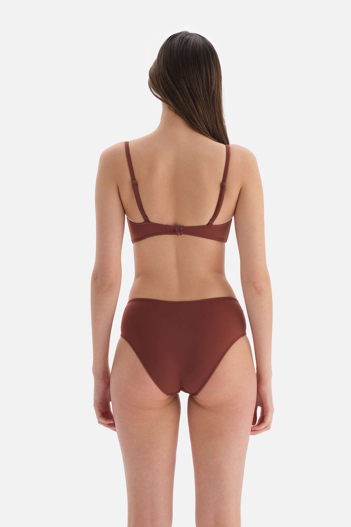 BROWN BIKINI TOP