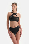 BLACK BIKINI TOP