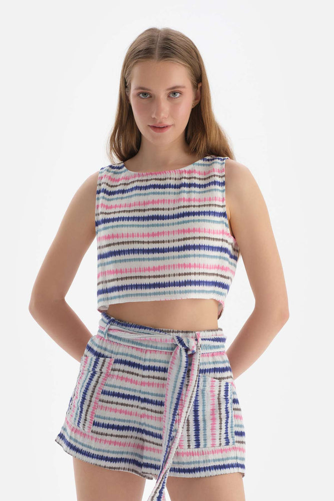 PINK - BLUE TOP