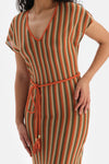 ORANGE - GREEN DRESS