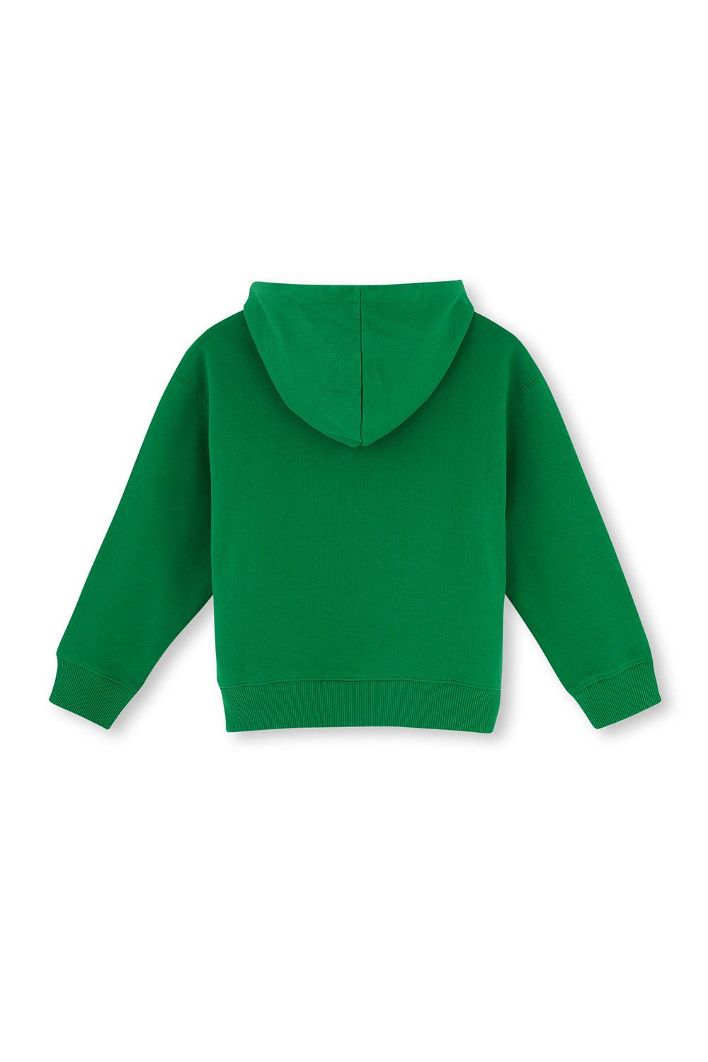 Green HOODED SLOGAN PRINTED UNISEX SWEATSHIRT