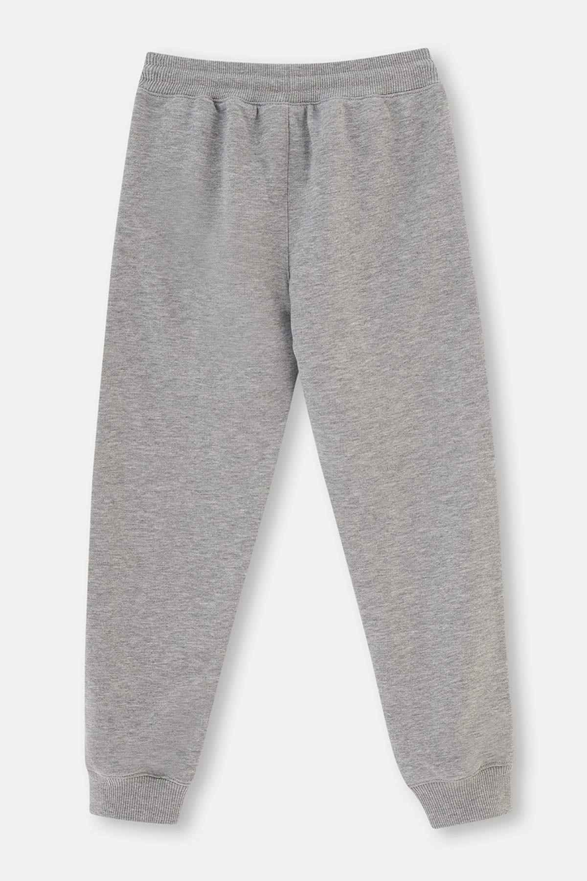 Grey Melange BASIC UNISEX SWEATPANTS