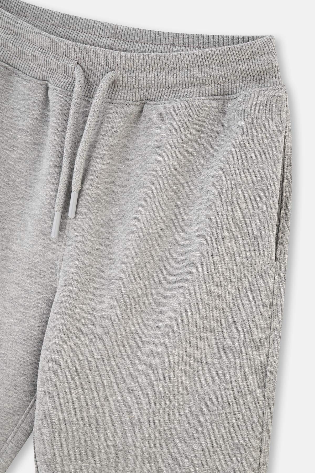 Grey Melange BASIC UNISEX SWEATPANTS