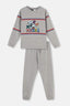 Grey Melange MICKEY MOUSE LICENSED CREW-NECK LONG SLEEVE PAJAMAS SUIT