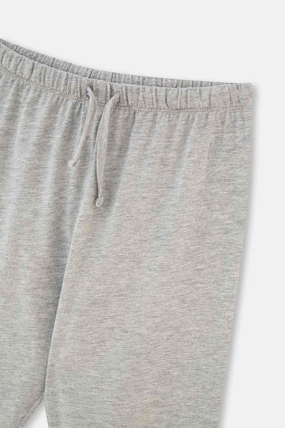 Grey Melange MICKEY MOUSE LICENSED CREW-NECK LONG SLEEVE PAJAMAS SUIT