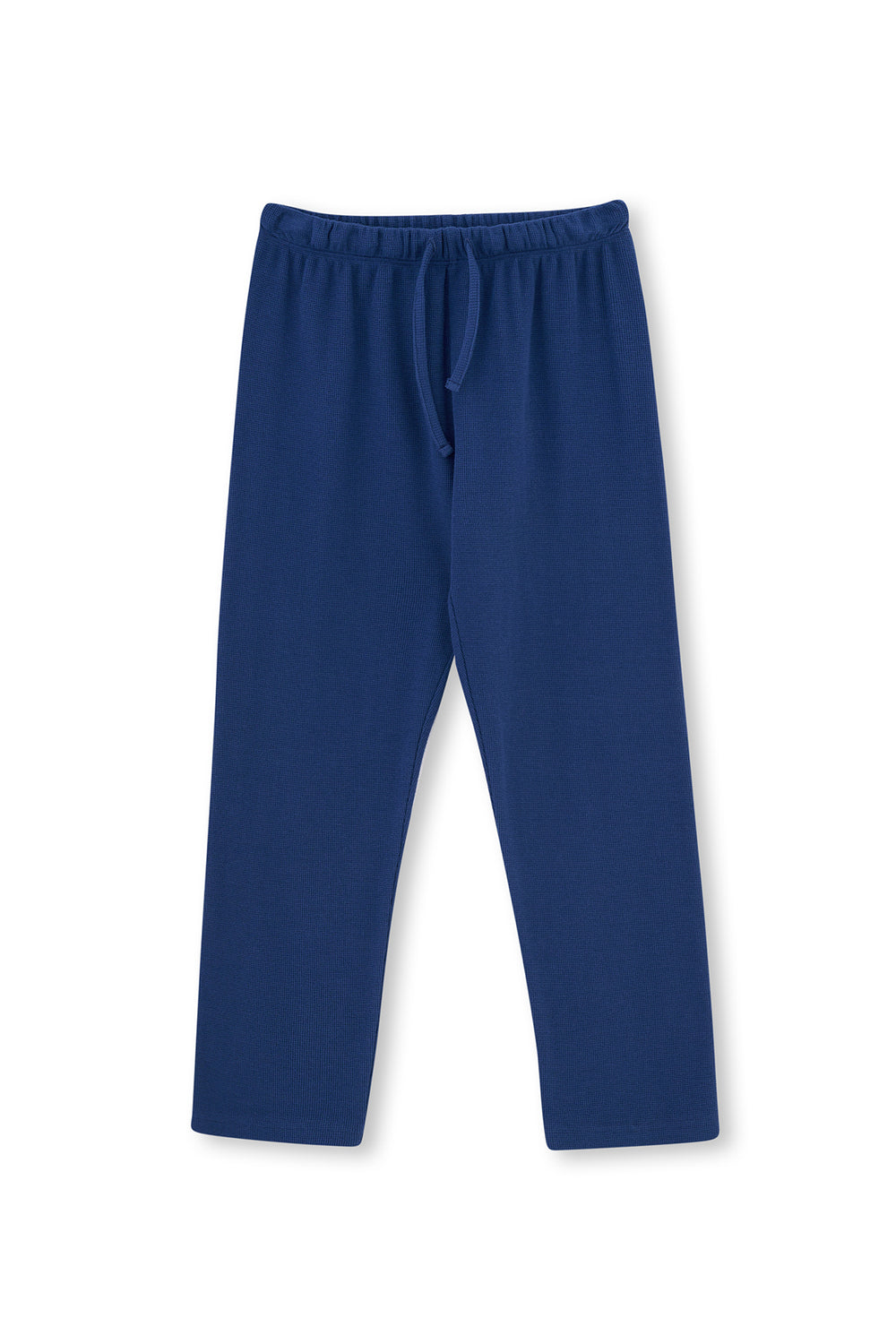 Navy SLOGAN PRINT DETAILED LONG SLEEVE PAJAMAS