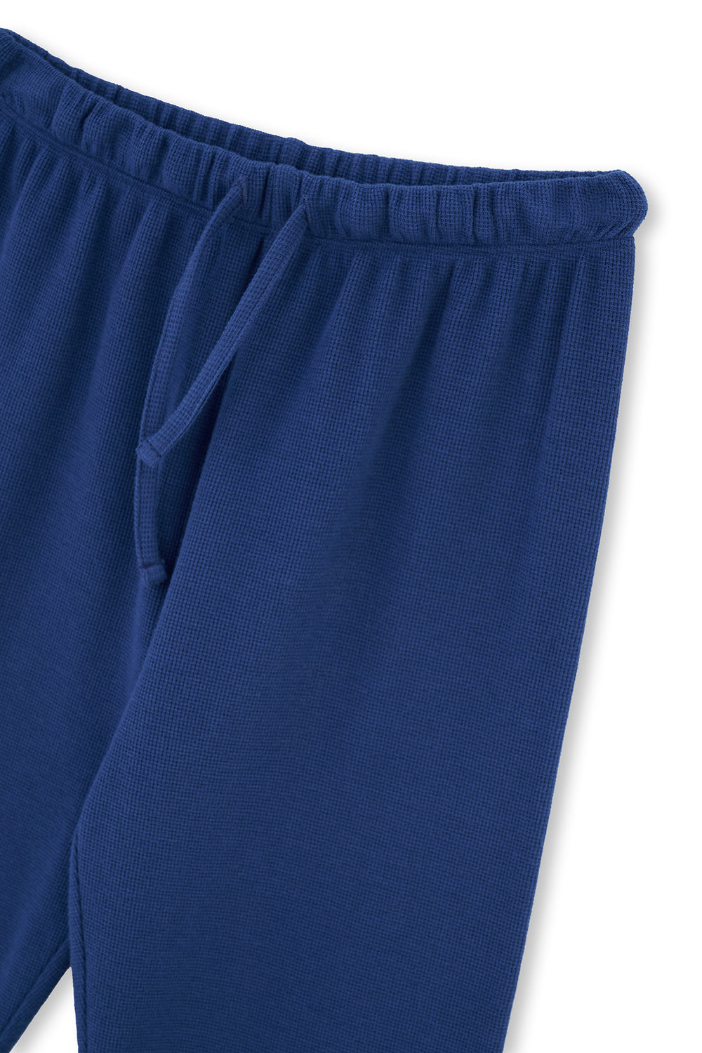 Navy SLOGAN PRINT DETAILED LONG SLEEVE PAJAMAS