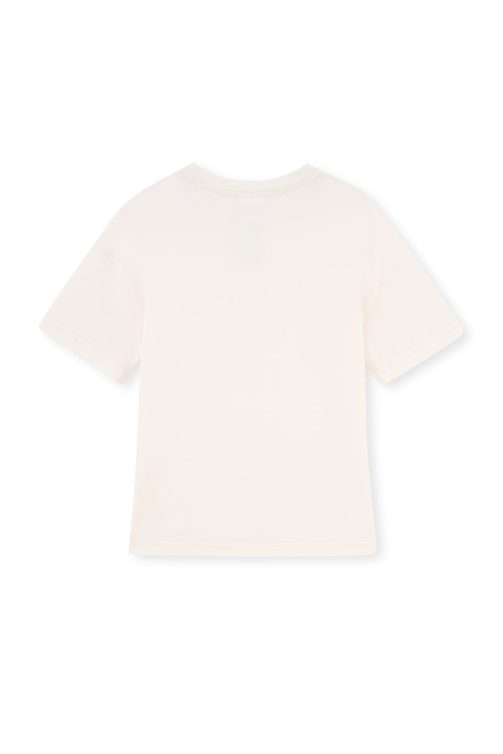 Ecru SHORT SLEEVE PRINT DETAILED KNITTED PAJAMAS SUIT