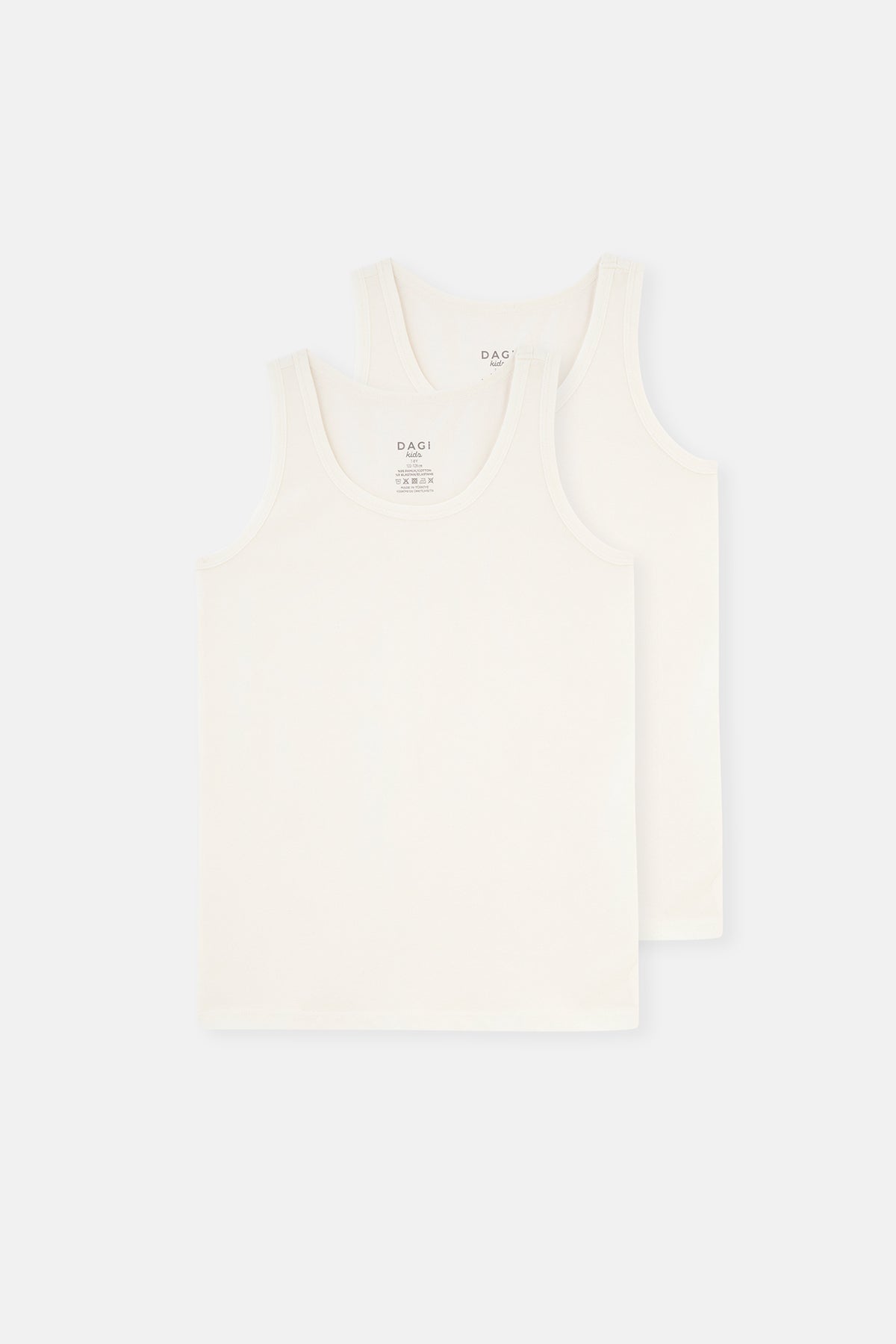 White MEN COTON ATHLETTE 2 PACK