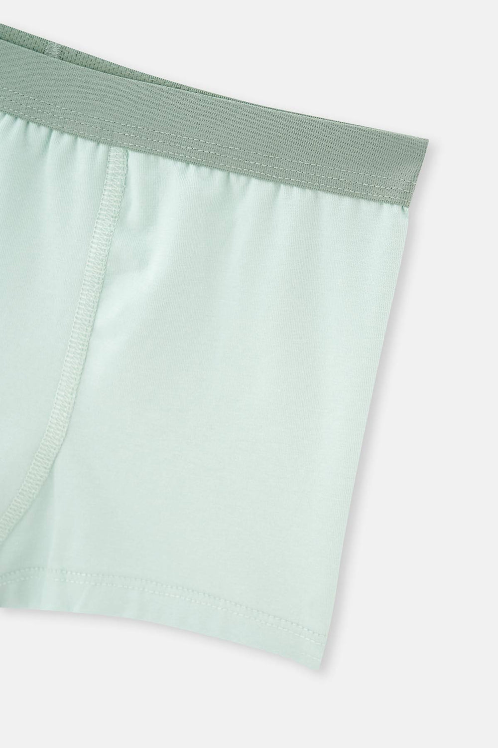 Yeşil 2'Li Erkek Çocuk Pamuklu Boxer