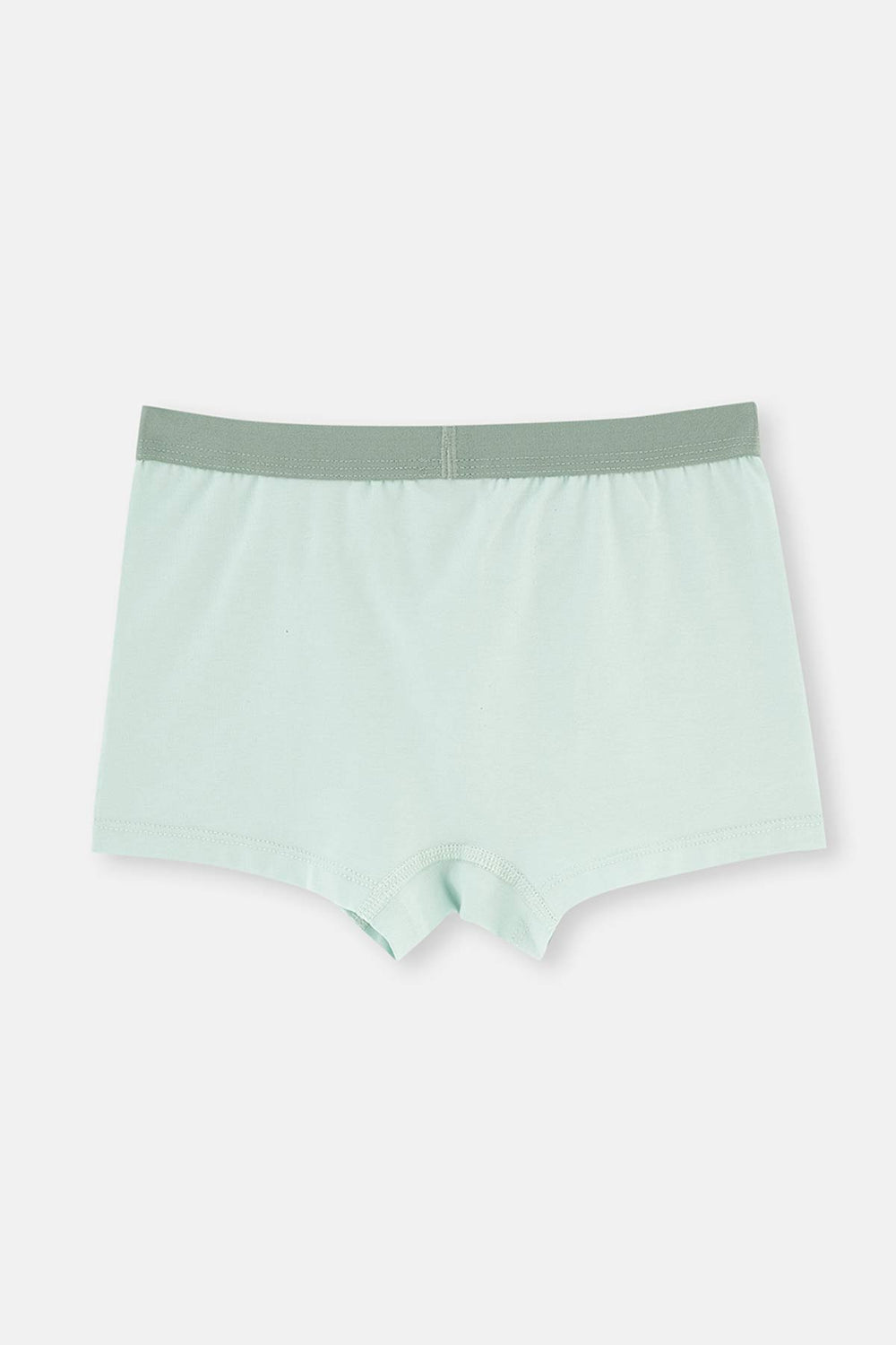 Yeşil 2'Li Erkek Çocuk Pamuklu Boxer