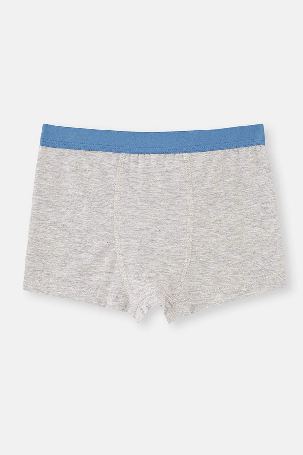 Blue-Grey Melange MEN COTTON BOXER 2PACK