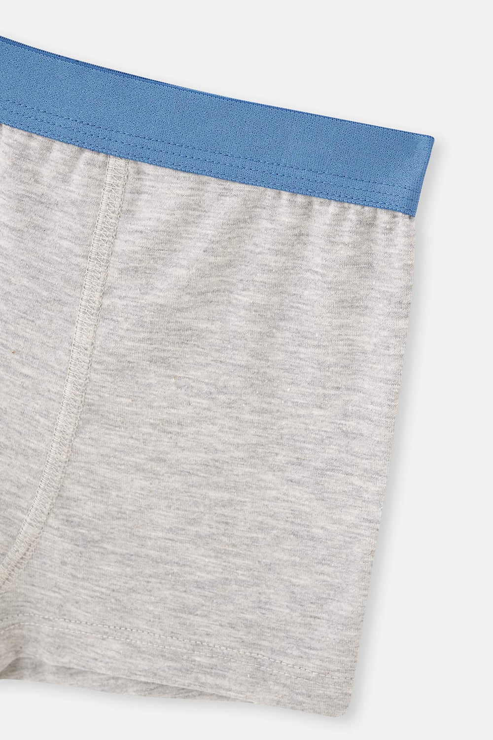 Blue-Grey Melange MEN COTTON BOXER 2PACK