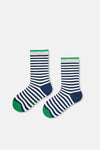 Grey Melange-Navy SOCKS