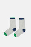 Grey Melange-Navy SOCKS