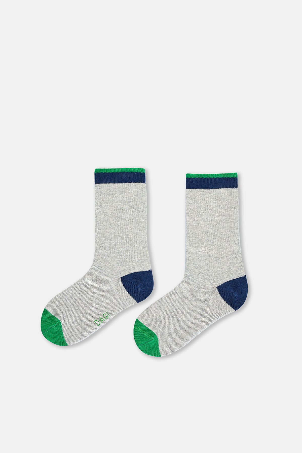 Grey Melange-Navy SOCKS