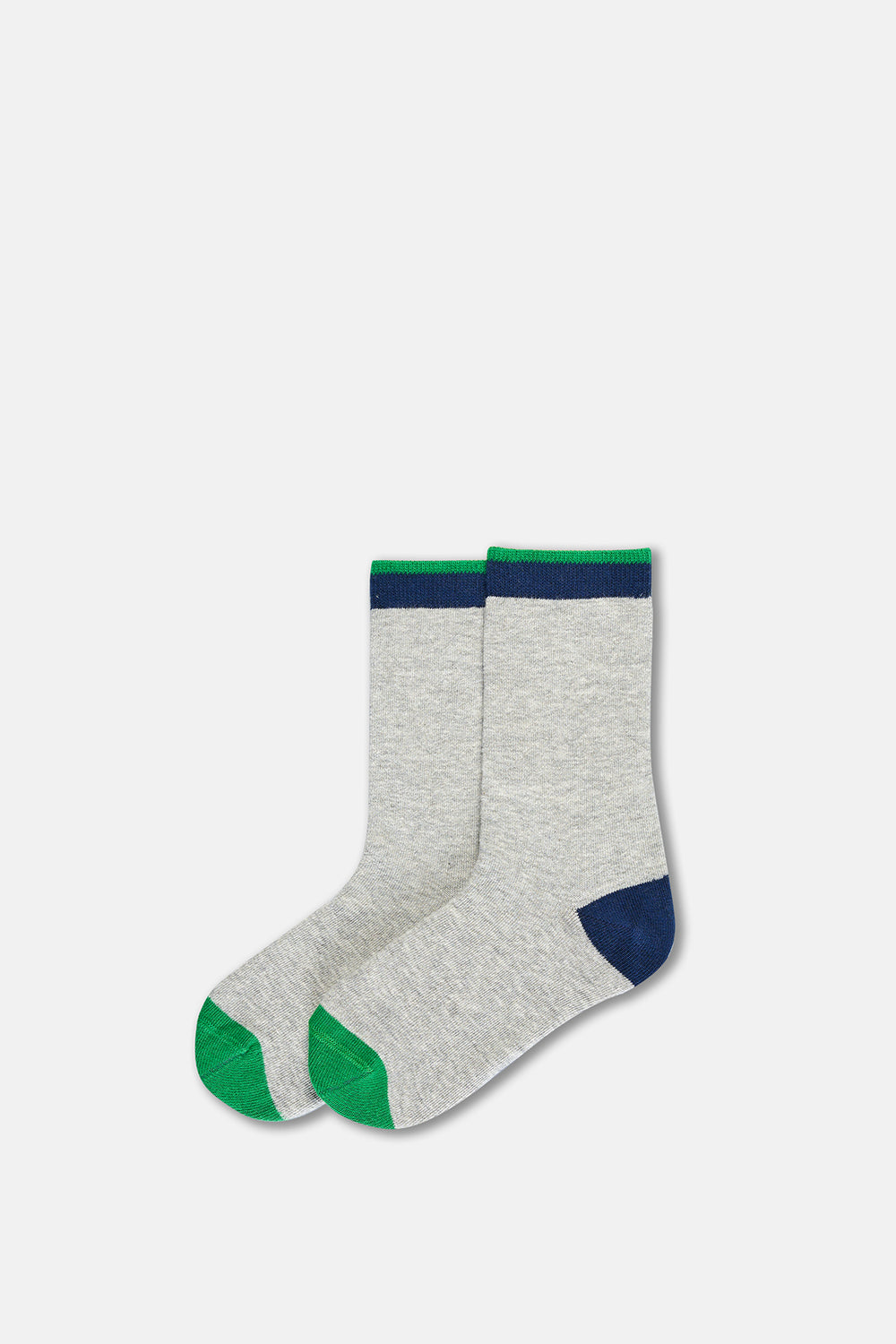 Grey Melange-Navy SOCKS