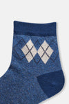 Grey Melange-Navy SOCKS