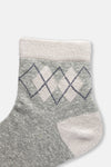 Grey Melange-Navy SOCKS
